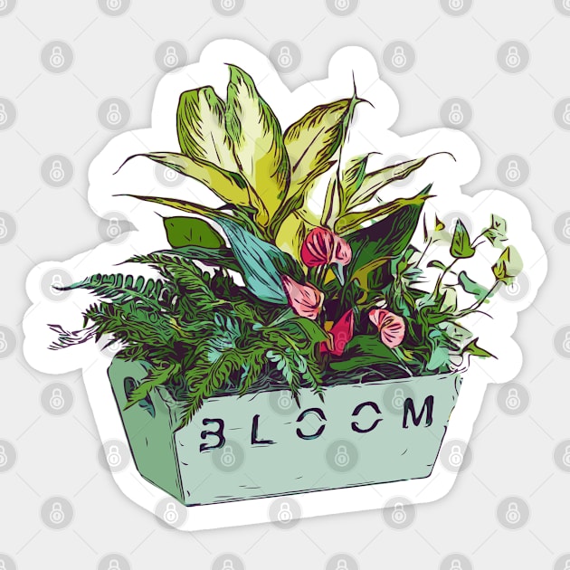 Bloom Sticker by Birdbox